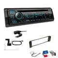 Kenwood CD-Receiver Autoradio DAB+ Bluetooth für Audi A3 Facelift schwarz