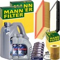 MANN INSPEKTIONSPAKET+7L FUCHS 5W-30 MOTORÖL passend für BMW 3er E36 320-328i