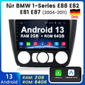 Für BMW 1er E81 E82 E87 E88 2004-2011 9"Android 13 Autoradio GPS Navi DAB 2+64GB