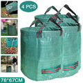 1-4x 272L Gartensack Gartenabfallsack Laubsack Rasensack Stabil Faltbar Robust