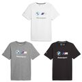 PUMA Herren T-Shirt - Motorsport, BMW MMS ESS LOGO TEE, Baumwolle, kurz, einf...