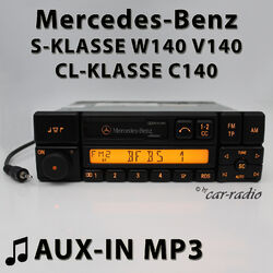 Mercedes W140 Radio Classic BE1150 MP3 AUX-IN S-Klasse CL C140 Kassettenradio