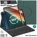 360 Hülle mit Bluetooth Tastatur Für iPad 10/9/8/7th Air 3/4/5/6 Pro 11'' QWERTZ