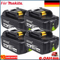 4X Für Original Makita Akku 18V 9Ah 6Ah 5Ah BL1890 BL1860B BL1850B BL1830 LXT