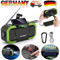 Solar Radio Kurbelradio Tragbares Notfall AM/FM mit USB Handyladefunktion D V2B1