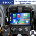 4+64G Für Opel Agila B Suzuki Splash Android13 Autoradio KAM GPS NAVI BT Carplay