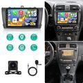 1G+32G Android 13 Carplay Autoradio Für Toyota Avensis 2008-2015 GPS Navi Kamera