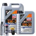 Motoröl 5W30 LIQUI MOLY Special Tec Ll 6L+HENGST Ölfilter +Spülung +Cera Tec