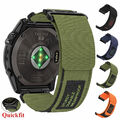 Quick Fit NylonArmband Für Garmin Fenix 5/5X Plus 6/6X 7/7X Epix Pro 8 E 47/51mm