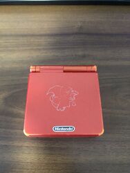 gameboy advance sp charizard Glurak edition