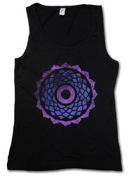 CHAKRA SAHASRARA DAMEN TANK TOP Mystic Esoterik Energy Body Soul Yoga Astral