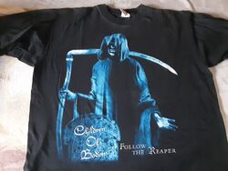 CHILDREN OF BODOM T SHIRT FOLLOWED THE REAPER L TOMB ALEXI LAIHO METAL