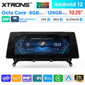 10,25 IPS HD Android 13 Autoradio Octa Core 128G GPS Navi 4G LTE Für BMW F25 F26