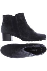 Gabor Stiefelette Damen Ankle Boots Booties Gr. EU 39 (UK 6) Leder Grau #qjwadvwmomox fashion - Your Style, Second Hand