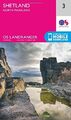 Shetland? Karte des nördlichen Festlandes | Esha Ness | Ordnance Survey | Betriebssystem Landranger Karte