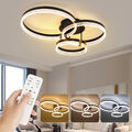 Modern Design LED Deckenlampe Schlaf Wohn Zimmer Flur Dimmbar Deckenleuchte Lamp