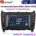 Für Mercedes Benz W203 2004-2010 Carplay Autoradio Android13 GPS Navi SWC 2+32GB