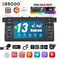 Für BMW E46 3er 318 320 325 DAB+ Carplay Android 13 4+64G Autoradio GPS 4G + Kam