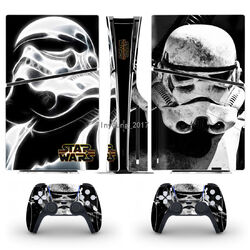 Skin Aufkleber fur PS5 Slim Disc Version Vinyl Folie Sticker Skins Star Wars #2