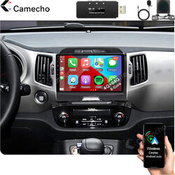 DAB+ 4+64G Android 13 Autoradio CarPlay Navi RDS Für Kia Sportage 3 SL 2010-2015