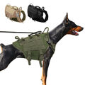 Taktisches Hundegeschirr Militär MOLLE Anti-Zug Brustgeschirr Hundeweste M L XL