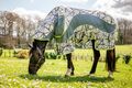 Fliegendecke Regendecke mit Halsteil  AMIGO 3in1 Camofly Horseware print/lime