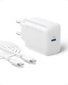 Anker 20W USB C Ladegerät Wandladegerät mit 150cm Kabel Für iPhone 15/iPhone 14