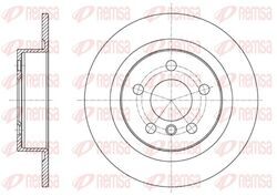 2x Bremsscheibe REMSA 61597.00 für F45 BMW X1 F46 280mm 2er Active Tourer F48 i3