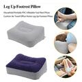 Portable Soft Footrest Pillow PVC Inflatable Foot Rest Folding Cushion> K1A9