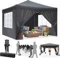 Pavillon 3x3 Meter Faltpavillon Gartenzelt Markise Festzelt Wasserdicht UV-Schut