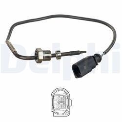DELPHI TS30140 Sensor, Abgastemperatur für AUDI,VW