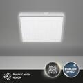 BRILONER Deckenleuchte Sternenhimmel Deckenlampe 15W 4000K Backlight Chrom matt