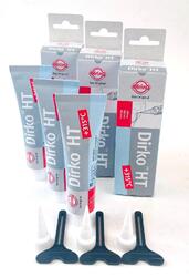 3x DIRKO HT Dichtmasse ELRING 70ml grau bis 315° 036.164 Motor Ölwanne Getriebe