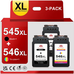 XXL PATRONEN PG-545 CL546 XL für Canon Pixma MG 2450 2550 2950 TS3150 3450 3550