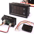 DC 0-100V 10A Voltmeter Ammeter LED Dual Digital Volt Amp Meter Gauge 3 Bit DE