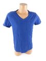 Tommy Hilfiger Herren Shirt T-Shirt Regular kurzarm Blau V-Ausschnitt S (17471)