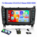 KAM Für Mercedes Benz C/CLC Klasse W203 Autoradio Android 13 2+32G Apple Carplay