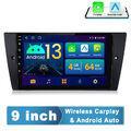 4+64G 9"Android13 Für BMW E90 Limousine 325i Autoradio GPS DAB+ 3er e90 Navi RDS