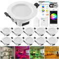 LED Einbaustrahler Bluetooth WIFI RGB+WW+CW Decken Einbauspot Dimmar 5W-15W  