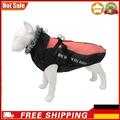 SOBW Hundemantel Winter-Wasserdichter Hundeweste Jacke mit abnehmbarem Traktions