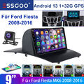 Autoradio Für Ford Fiesta MK6 2008-2016 GPS Navi Android 13 Apple Carplay BT Kam