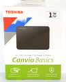 Toshiba Canvio Basics 1000 GB 1TB USB 3.0 Festplatte 2,5 Zoll für Datensicherung