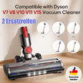 NEU Bürste kompatibel für Dyson V7 V8 V10 V11 V15 Staubsauger 2 Ersatzrollen DHL