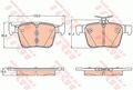 TRW Bremsbelagsatz, Scheibenbremse Hinterachse u.a. für AUDI, SEAT, SKODA, VW