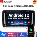 4G+64GB Android 13 für Benz R-Klasse W251 2005 Autoradio CarPlay GPS Navi 4G LTE