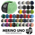 Lana Grossa MERINO UNO 50 g extrafeine Merinowolle mit Superwash-Ausrüstung 125m