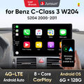 6+128GB Android 13 8-Kern Carplay Autoradio Für Mercedes Benz C Klasse W204 S204