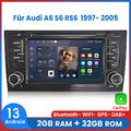 Für Audi A6 4B2 4B5 C5 1997-2005 Carplay Android13 Autoradio GPS NAVI BT FM DAB+