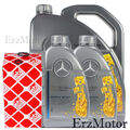 7L ORIGINAL MERCEDES BENZ MOTOROEL 5W40 MB 229.5 MIT FEBI OELFILTER 24661