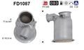 DPF Rußpartikelfilter Dieselpartikelfilter AS FD1087 Cordierit für VW GOLF 7 BA5